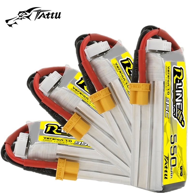 Drone Battery Li-Ion - Batteria Lipo TATTU R-LINE 1.0 550mAh