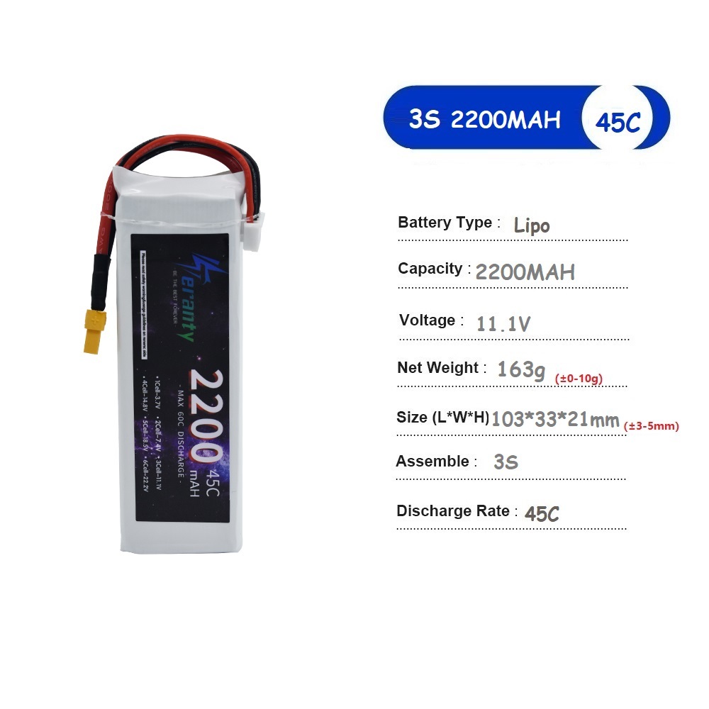 Batteria Lipo 3S 11.1V Deans X - Drone Battery 4S recensione e prezzo