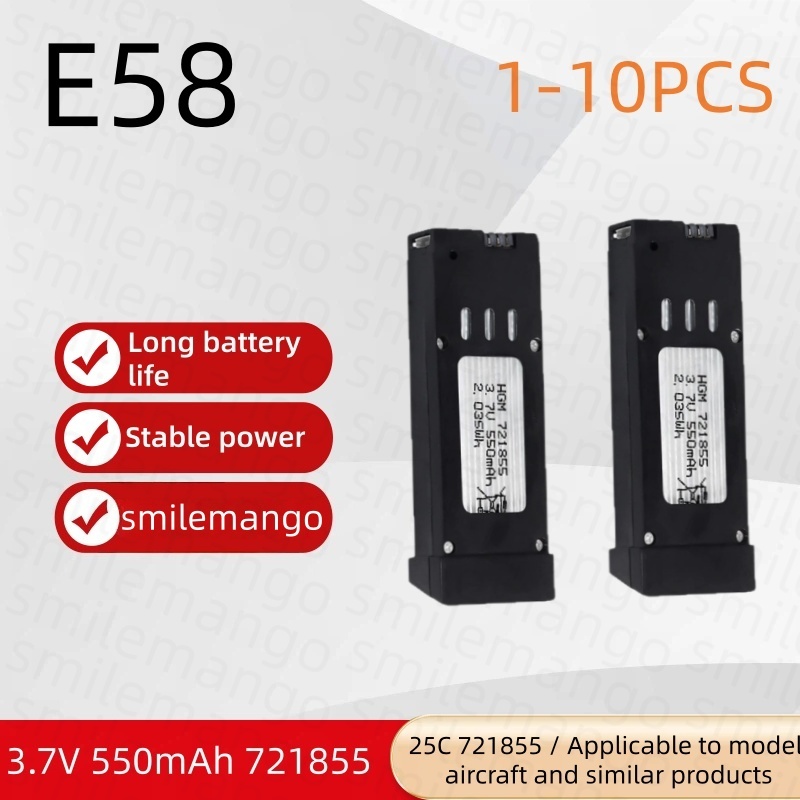 1-10 Pezzi Batteria al Litio 3 - Eachine Drone E58 recensione e prezzo